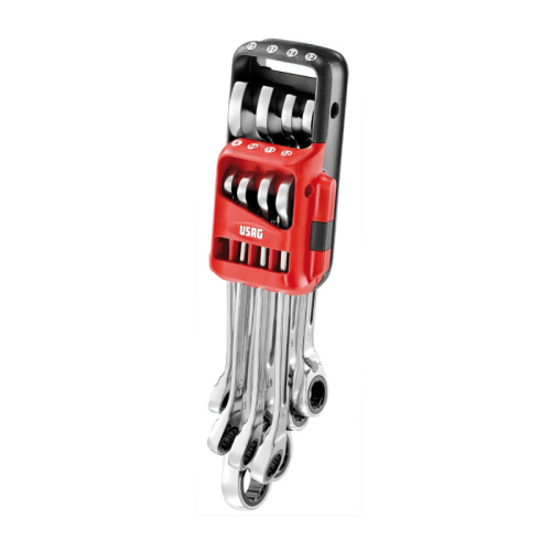 Assortimento set di 8 chiavi combinate a cricchetto USAG 285 KA/DS8
