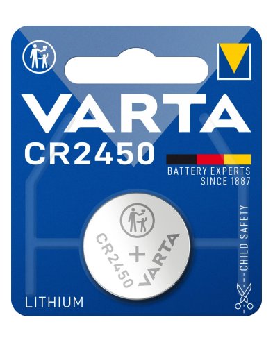 Batteria a bottone 3V Varta CR2450 Lithium (1 pezzo)