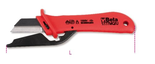 Coltello spellacavi isolato1000V BETA 1777MQ/U