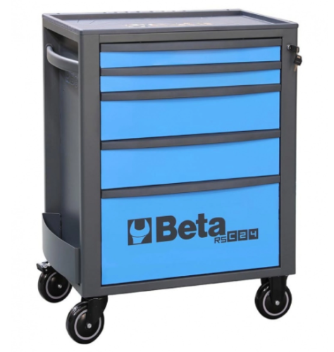 Carrello portautensili 5 cassetti Beta RSC24 blu 5015