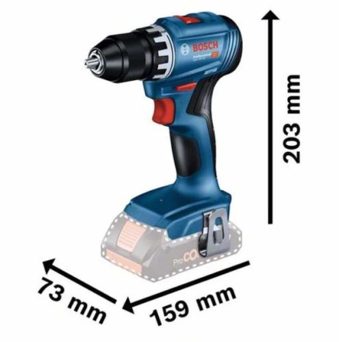 Trapano avvitatore Bosch Professional GSR 18V-45 (senza batteria) in valigetta