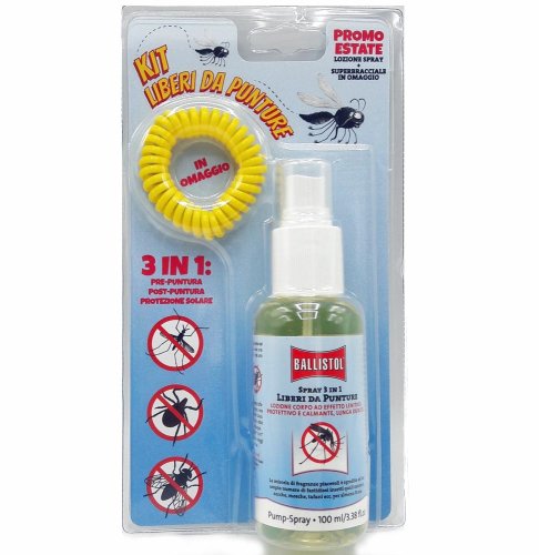 Ballistol spray 3 in 1 antizanzare e punture insetti 100ml 