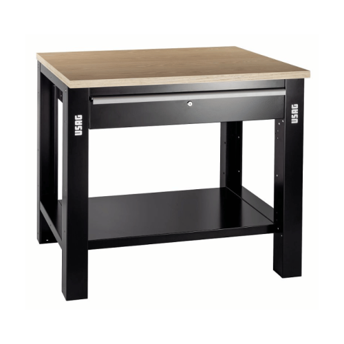 Banco da lavoro con piano in legno Usag 506 TLC (1m)