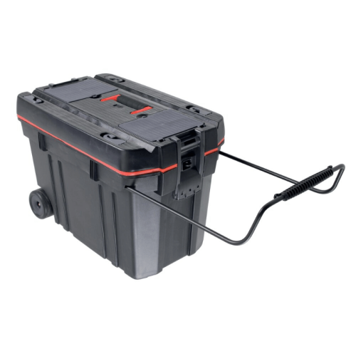 Baule porta utensili in plastica con ruote gommate e maniglione Valex 1980075