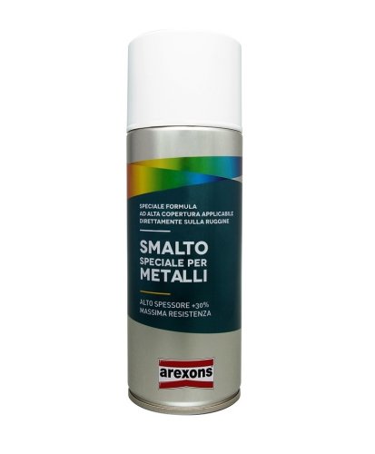 Bombola colore spray alta resistenza per metalli 400ml - - bianco
