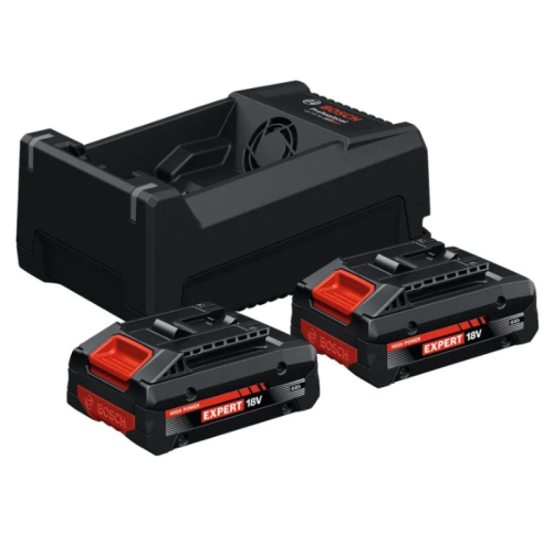 Bosch Expert Starter Kit 2 batterie EXBA18V-40 e caricabatterie GAL12V/18V-80