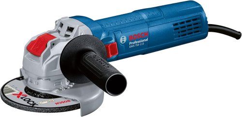 Bosch Professional Kit smerigliatrice angolare GWX 750-115 + dischi X-LOCK + borsone