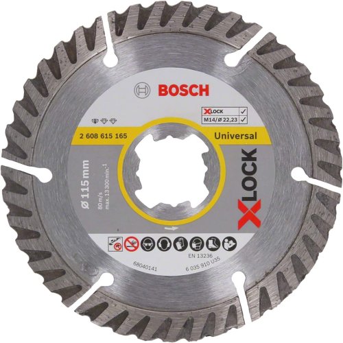 Dischi diamantati Bosch X-LOCK Standard Universal - ø mm 115x2