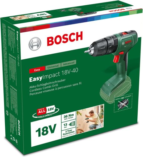 Trapano avvitatore battente Bosch Easy Impact 18V-40 (fornito senza batteria)