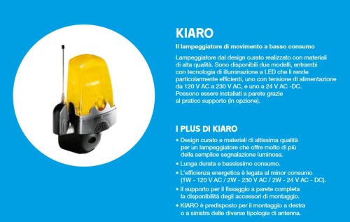 Calotta per lampeggiatori KIARO - KLED Came 119RIR178