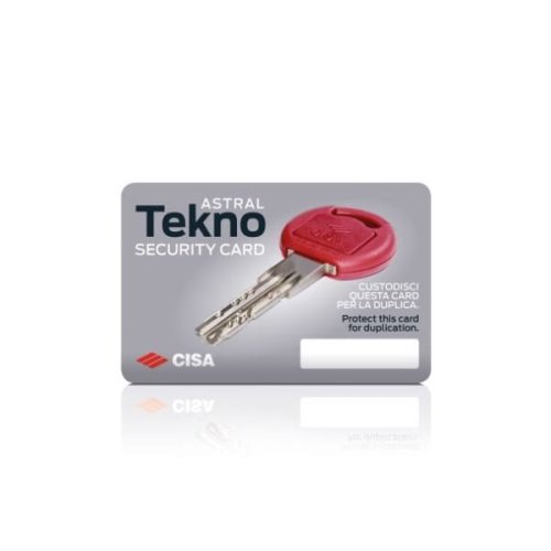 Cilindro nichelato frizionato profilo Europeo Cisa 0M3T1 Astral Tekno PRO - mm 60 (30/30)