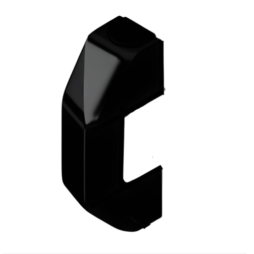 Carter per modulo incontro elettrico Cisa ALPHA 06A98.12.0 - - nero