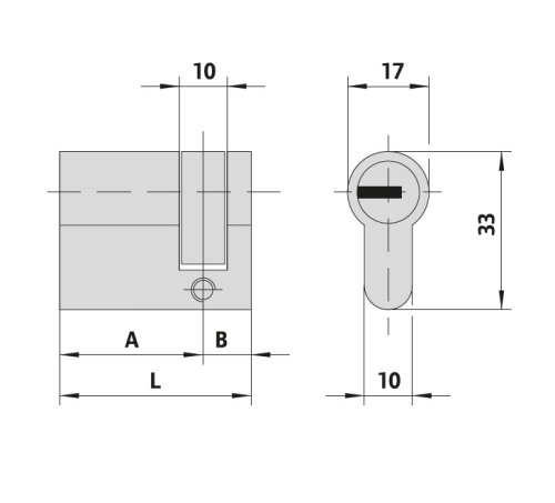 Mezzo Cilindro Frizionato Cisa TEKNO iNOVATE 0T314 - mm 40 (30/10)