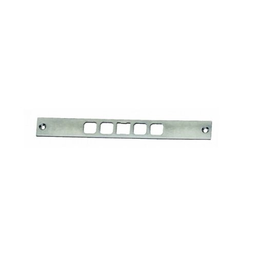 Ferrogliera CR 47-01 per serrature doppia mappa interasse 28 mm cromata