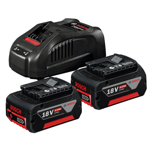 Caricabatterie Bosch Professional GAL1880CV + 2 batterie litio 18V 5Ah