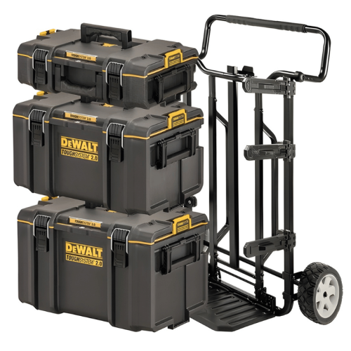 Carrello a torre Dewalt TOUGHSYSTEM DWST83401-1 con 3 valigette