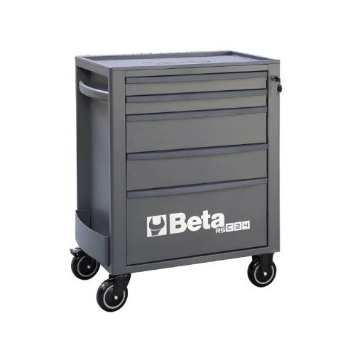 Carrello portautensili Beta RSC24 grigio 7016 - | 5 cassetti