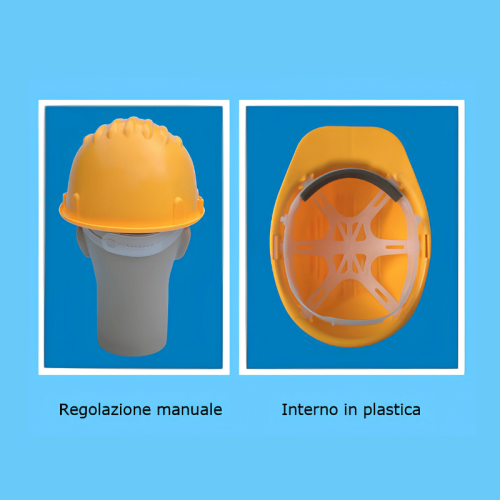 Casco elmetto di protezione Brado 2044 - colore giallo