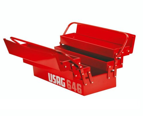 Cassetta porta utensili in lamiera 5 scomparti Usag 646/5LV