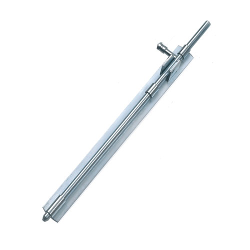 Catenaccio verticale con foro porta lucchetto ADEM 35 - mm 420 ø 12 mm