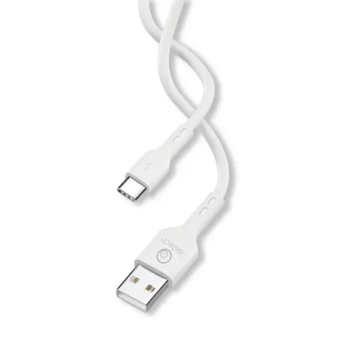 Cavo flessibile USB-A / TYPE C bianco Lostech LS-NBTW - m 1,5
