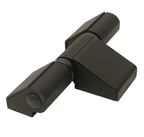 Cerniera in acciaio verniciato nero 3 ali per porte pesanti IBFM 743