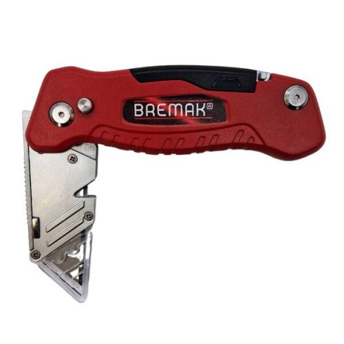 Coltello cutter Bremak 9215 con lama trapezoidale + doppio inserto avvitare