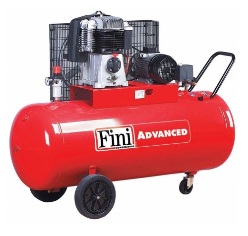 Compressore aria bicilindrico 270 litri trifase 400V 5,5 Hp Fini BK119-270