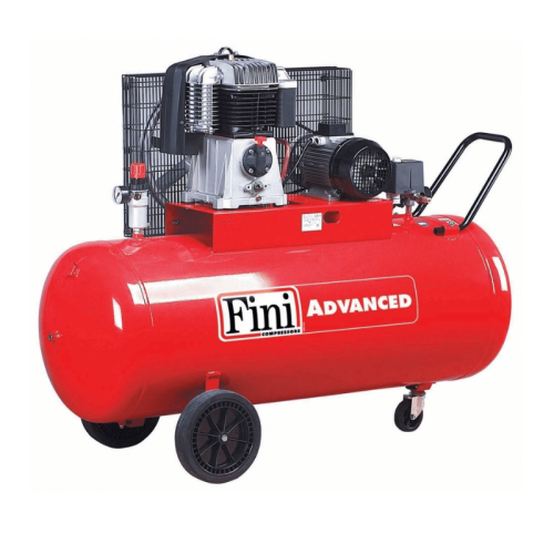 Compressore aria bicilindrico 270 litri trifase 400V 5,5 Hp Fini BK119-270