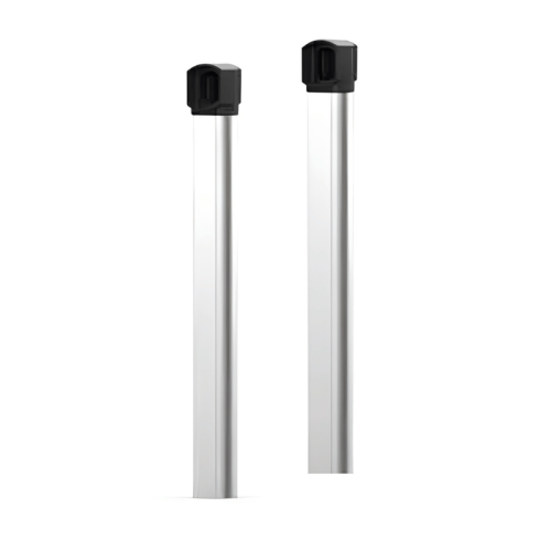 Coppia colonnine cm 75 in alluminio senza base di fissaggio FADINI ZERO.PT