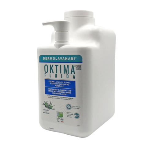 Crema lavamani Kroll Oktima Fluida con microgranuli 5 litri