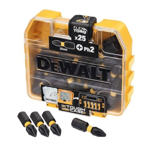 Dewalt DT70555T-QZ set 25 inserti avvitare Torsion Impact PH2 (25 mm)