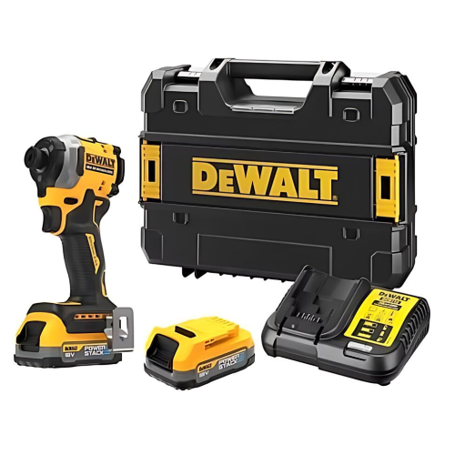 Avvitatore ad impulsi massa battente 1/4" Dewalt DCF850E2T XR 18V POWERSTACK