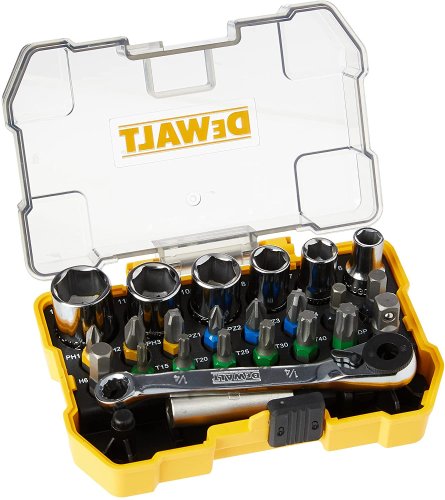 Dewalt DT71516-QZ set 24 pezzi inserti avvitare + bussole