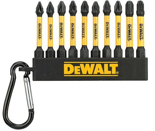 Dewalt DT7276-QZ - set 10 inserti FLEX TORQ 50MM POZIDRIV + MOSCHETTONE