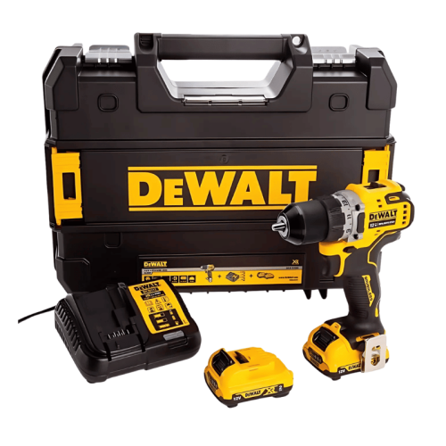 Dewalt DCD706D2-QW Trapano Avvitatore Compact Brushless 12V XR 2Ah