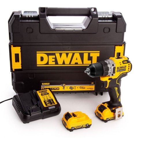 Dewalt DCD706D2-QW trapano avvitatore compact Brushless 12V XR 2Ah
