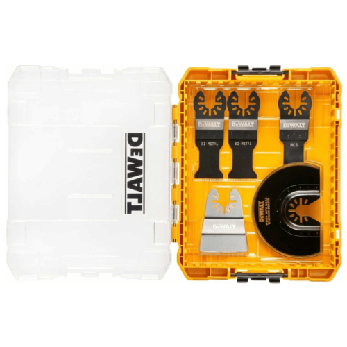 Dewalt DT20761-QZ set 5 lame utensili multifunzione taglio legno e metallo