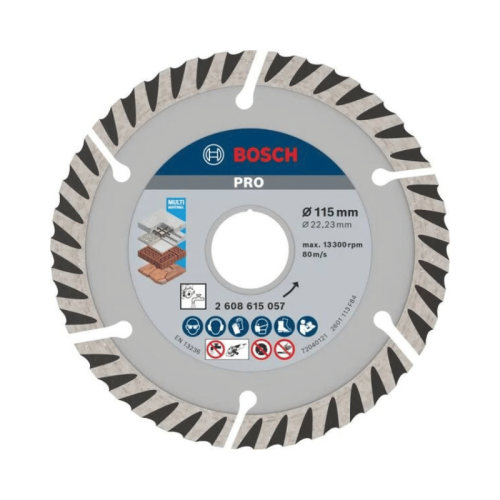 Disco diamantato Bosch PRO Multi Material ø mm 115x1,6