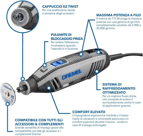 Dremel 4250 Multiutensile con 35 accessori EZ SpeedClic