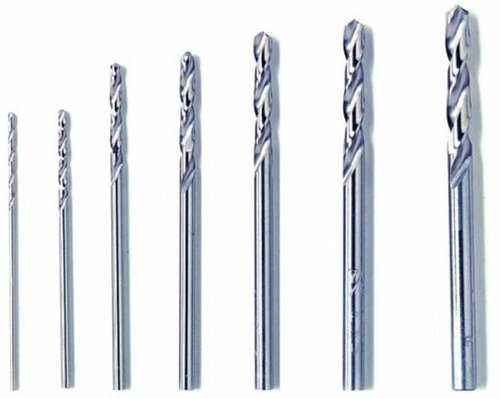 Set 7 punte per foratura di precisione Dremel 628