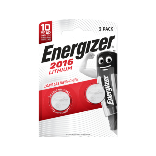 ENERGIZER CR2016 Batterie a bottone al litio 3V - 2 pezzi