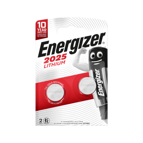 ENERGIZER CR2025 Batterie a bottone al litio 3V - blister 2 pezzi