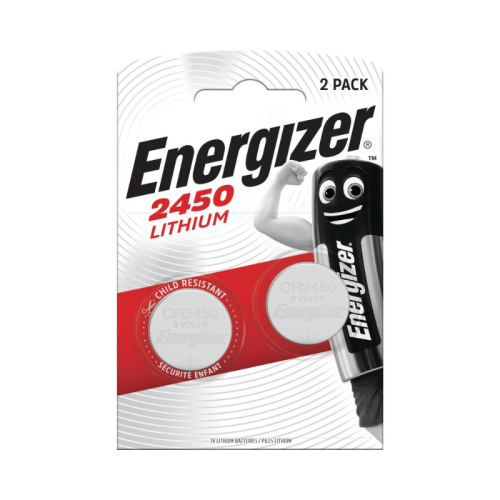 ENERGIZER CR2450 batterie a moneta al litio 3V - blister 2 pezzi
