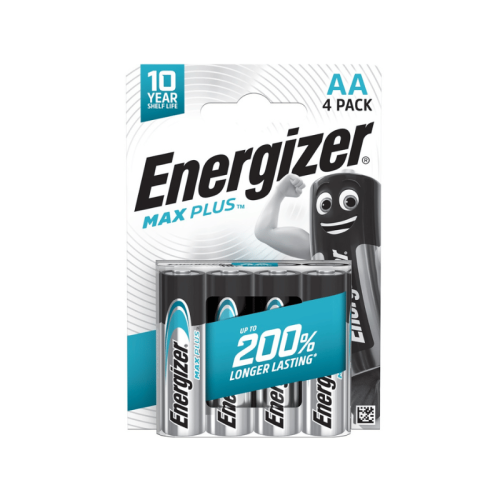 ENERGIZER MAX PLUS AA 4 batterie Stilo LR6 alcaline 1,5V