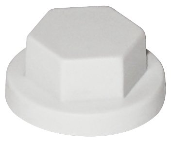 Cappuccio TECFI EQ01 bianco per viti testa esagonale con rondella (200pz)