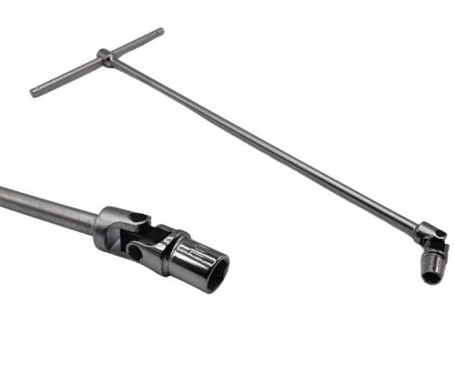 Chiave a "T" esagonale con snodo cardanico Expert - mm 9