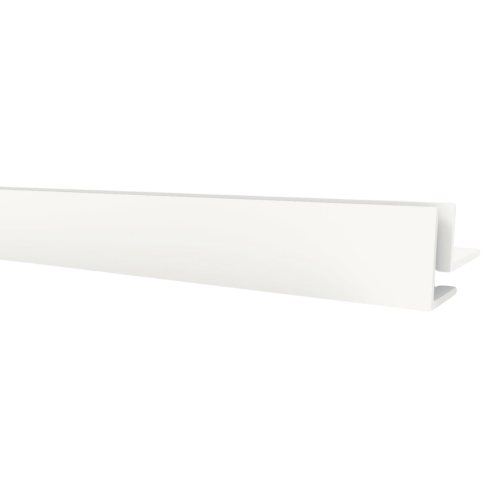 Profilo angolare EXTE in PVC bianco massa per giunto interno ed esterno (6m) - mm 25x25