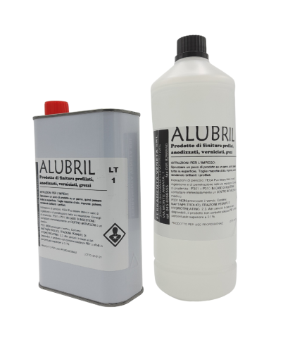 Soluzione liquido di finitura profilati alluminio FIMO ALUBRIL lt 1
