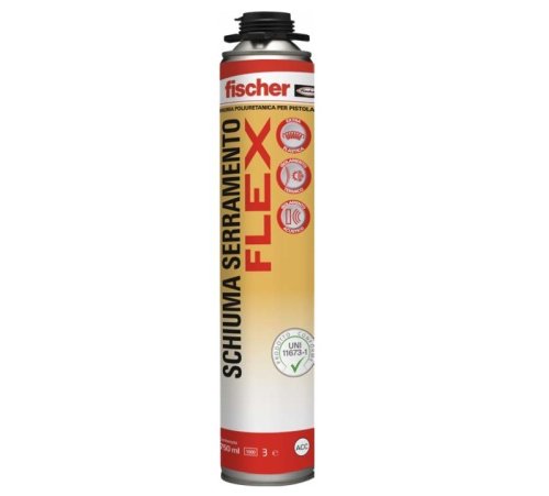 Schiuma poliuretanica extra flessibile FISCHER PUP FLEX 750ml